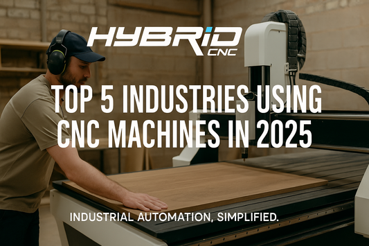 Top 5 Industries Using CNC Machines in 2025 (And Why Hybrid CNC Leads the Way)