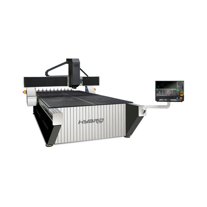 8×4 ATC CNC router with control monitor